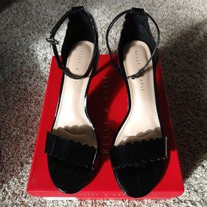 Black Patent Leather Sandal Size 8